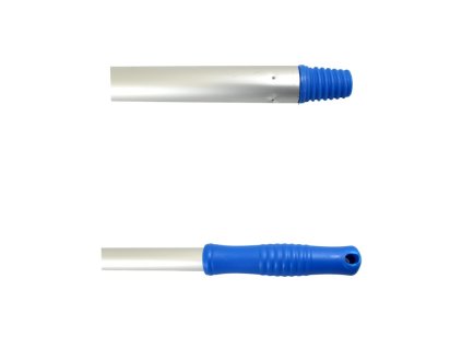 Alu násada eloxovaná so závitom, MODRÁ 140cm