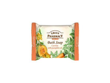 Green Pharmacy toaletné mydlo s mrkvou a tekvicovým olejom 100g