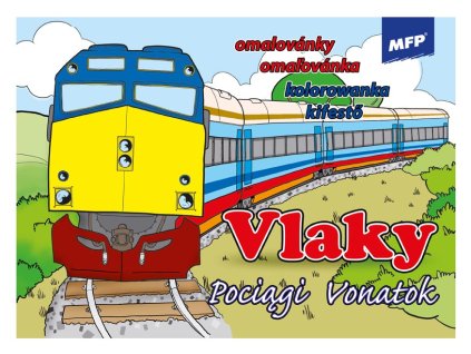 MFP 5300561 Omaľovánky Vlaky