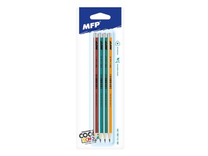 MFP 6200241 Ceruzka M set 4 triangular 1xč.1+2xč.2+1xč.3