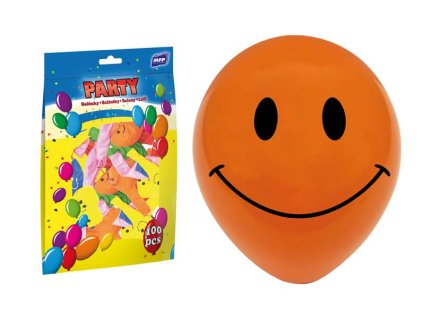 MFP 8000107 Balónik M smile 23cm mix