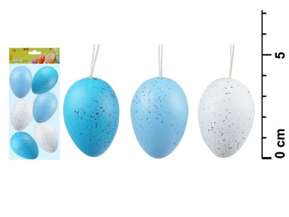 MFP 2221246 Vajíčka plast 6cm/6ks S170140B