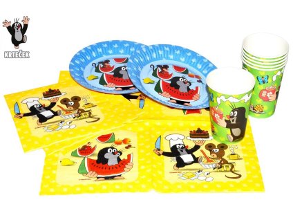 Wiky Párty W171004 set Krtek a kamaráti 18 ks