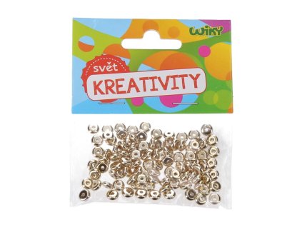 Wiky Gorálky zlaté W033516 6x3 mm - 100ks