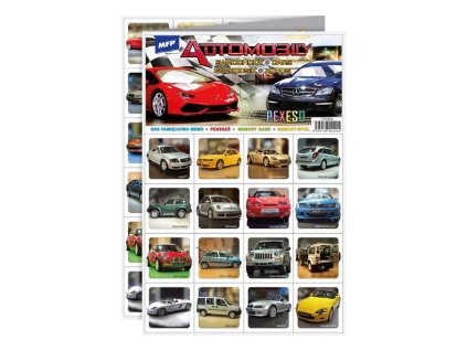 MFP 5300894 Pexeso 3xA4 Automobily