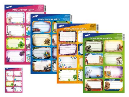 MFP 1031815 Samolepky na zošity 8ks
