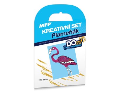 MFP 1041996 Kreatívny set - Plameňiak - fóliová technika