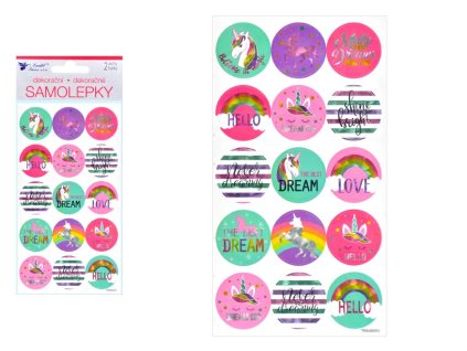 Anděl Samolepky 10420 kolieska 9,5 x 21 cm