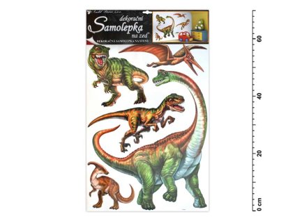 Anděl Samolepiaca dekorácia 10036 dinosauri 70x42cm