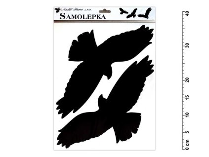 Anděl Samolepiaca dekorácia 429 vtáky 42x30cm