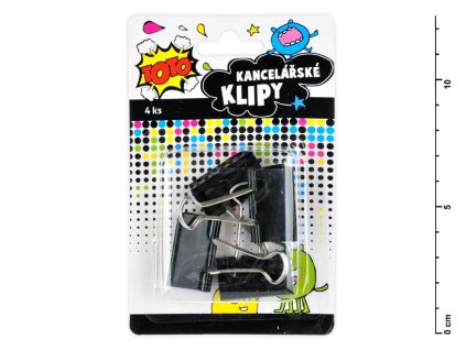 Wiky Kancelárský klip 834609 4ks/32mm