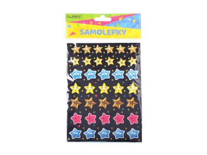 Wiky Samolepky W026467 14x19 cm - Hviezdy, 5 archov