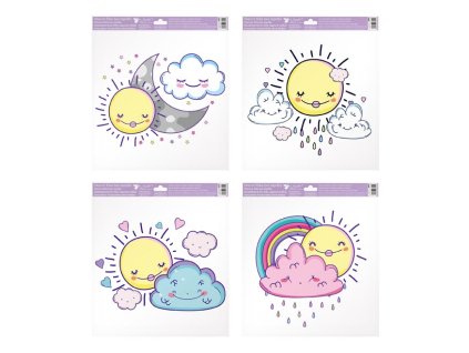 Anděl Okenná fólia 6880 33 x 33,5 cm, sluníčka