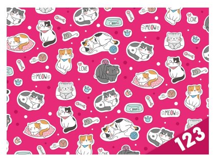 MFP 8021080 Dosky na číslice Cats