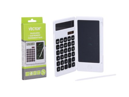 Wiky Kalkulačka W046926 + elektronický poznámkový blok VECTOR
