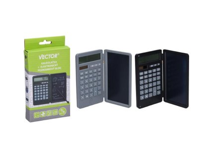 Wiky Kalkulačka W046927 + elektronický poznámkový blok VECTOR