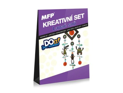 MFP 1042195 Kreatívny set - lapač snov hnedý