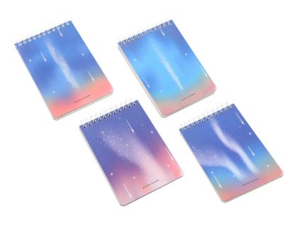 Wiky Notes W018797 10x14 cm, 80 strán - Zodiac