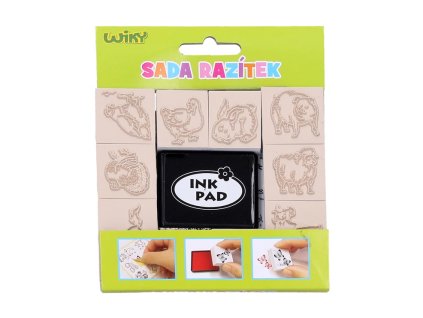 Wiky Pečiatka W025887 - sada zvieratiek