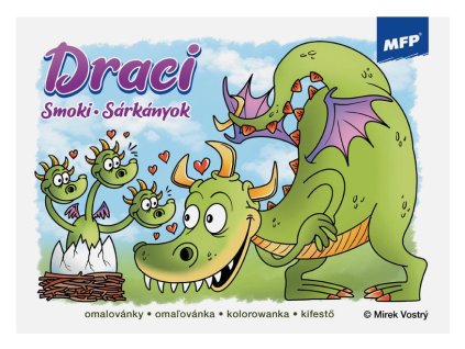 MFP 5301184 Omaľovánky Draci
