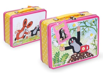 Wiky Kufrík W009617 Krtek růžový 19,5x7,5x16,5 cm