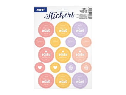MFP 1160114 Samolepky domáca výroba (ENG) 16,2x23cm