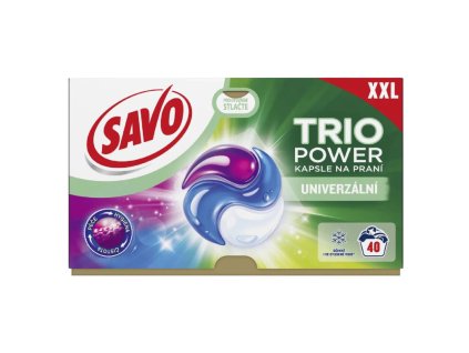 SAVO Trio Power Universal kapsule na pranie 40 ks