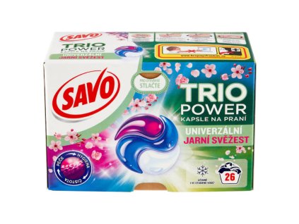 SAVO Trio Power Universal kapsule na pranie Jarná sviežosť 26 ks