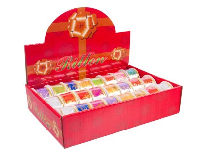 MFP 8881870 Stuha vianočná 2,7m x 3,8cm box mix