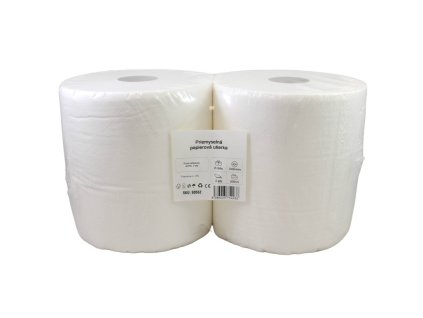 Priemyselná papierová utierka Ø 24 CM, 200 M, výška 24 CM(2ks)