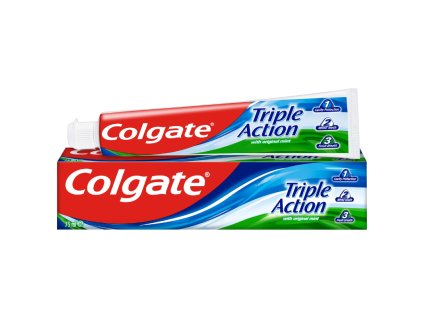 colgate triple action original mint pasta do zebow 75ml