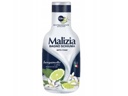 MALIZIA Taliansky pena do kupela Bergamotto Bergamotka Salvia 1000 ml 1l