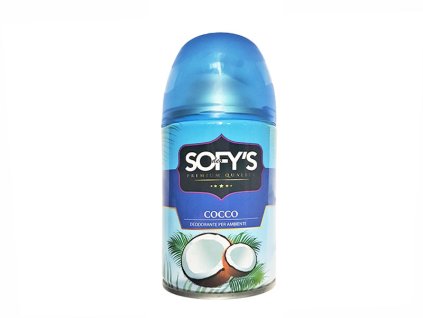 Osviežovač interiéru v spreji - Sofys Cocco 250 ml - náhradná náplň