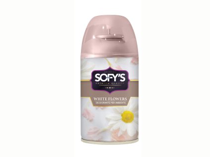 Osviežovač interiéru v spreji - Sofys Fiori Bianchi 250 ml - náhradná náplň