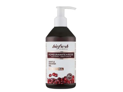 Jemný sprchový gél s panthenolom a B5 Pomegranate & Rose 250ml