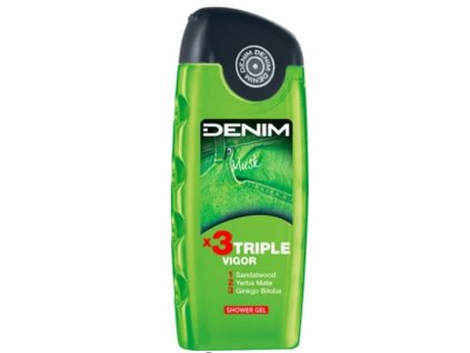 Denim Musk Zel pod prysznic x3 Triple Vigor 250 ml