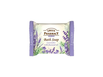 Green Pharmacy toaletné mydlo s levanduľou a ľanovým olejom 100g