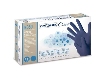 Nitrilové rukavice jednorázové REFLEXX N350 modré L