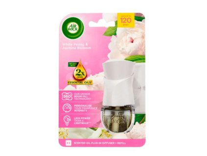 Air Wick White Peony&Jasmine Blossom elektrický osviežovač 19ml