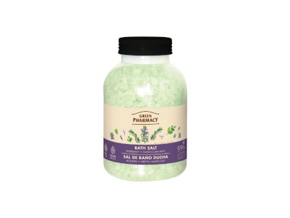 Green Pharmacy Soľ do kúpeľa 1000 g - Rosemary & Maroccan mint