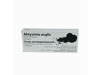 Aktívne uhlie - doplnok stravy  - 100 tabliet x 0,28 g - OLYMP