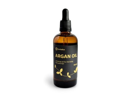 Arganový olej 100% BIO prírodný, za studena lisovaný - Herbatica (Objem 50 ml)
