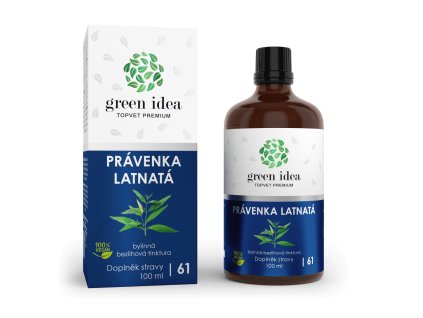 Právenka latnatá - bezliehová tinktúra 100 ml - Green idea