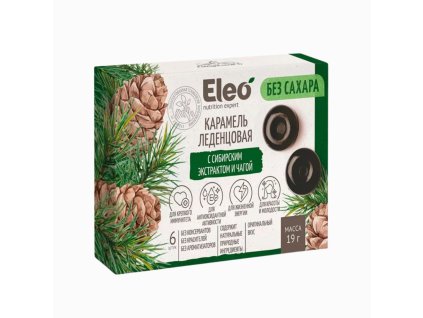 Karamelové cukríky so sibírskym extraktom a čagou - 6ks/19g - HealthNA