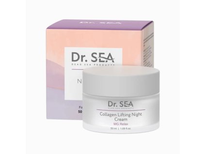Kolagénový nočný krém s liftingovým efektom a vitamínom E - 50 ml - Dr. Sea