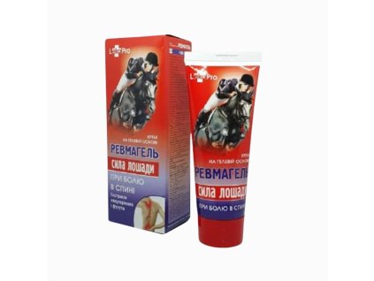 KONSKÁ SILA krémový gél REVMAGEL na reumu, bolesti chrbta a kĺbov- 75 ml - LekoPro