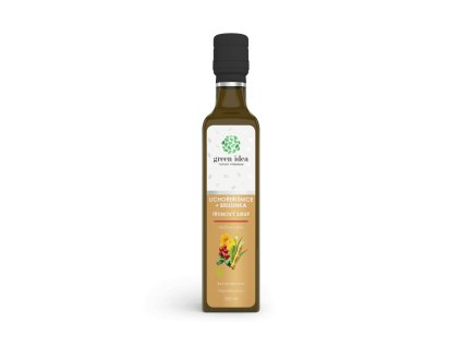 Kapucínka+brusnica – trstinový sirup 250 ml – Green idea