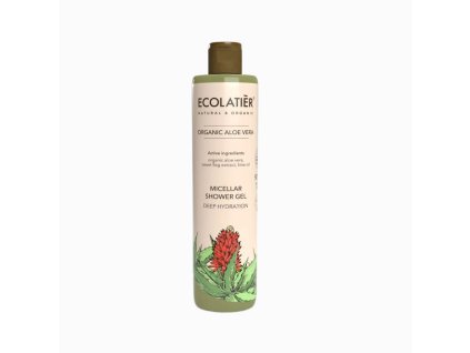 Micelárny sprchový gél  hydratačný Oganic Aloe Vera - 350 ml -  Ecolatier