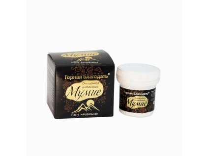 Mumio - očistené altajské v prirodzenej "tekutej forme"