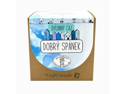 Porcovaný bylinný čaj Dobrý spánok - 45g (15x3g)- Bylinářství U Chytré horákyně